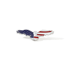 Cross-border Bestseller American Flag Bird Pin American Eagle Enamel Pin Metal Badge
