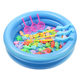 Children's fishing toy pool suit baby playing water magnetic fishing rod puzzle exercise boys and girls interactive game