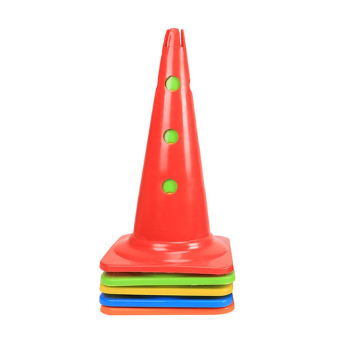 Jumper 47CM hole cone barrel sign barrel obstacle 18-inch roadblock football training equipment hurdle road cone