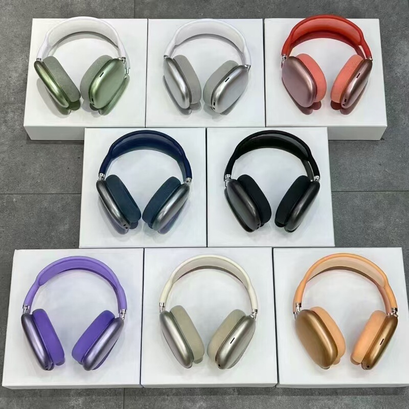 国境を越えた新しい P9MAX 磁気ワイヤレスヘッドマウント Bluetooth ヘッドセット、レザーバッグ付き|undefined