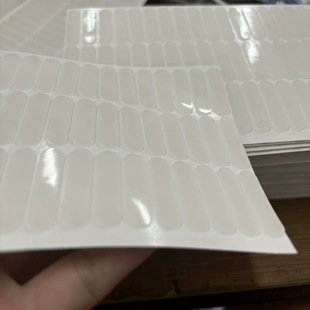 Wholesale self-adhesive white silicone pad rectangular non-slip gasket plastic base rubber pad translucent silicone feet