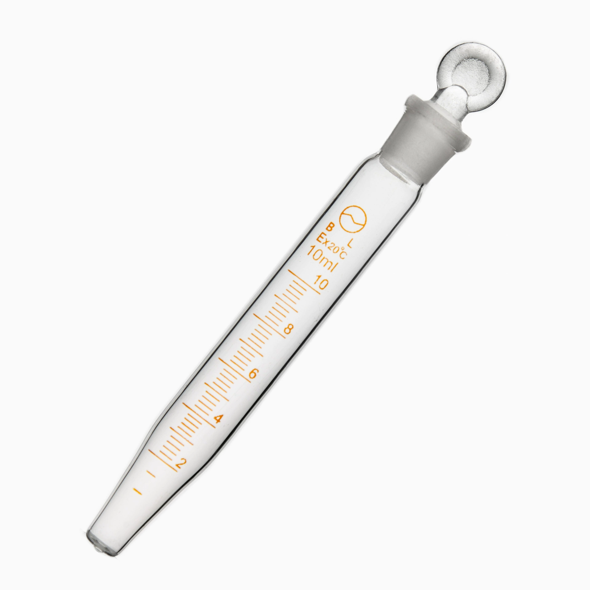 Центрифужная пробирка с заостренным дном и штепсельной шкалой, центрифужная пробирка 10 мл, стеклянный инструмент, химическая лаборатория