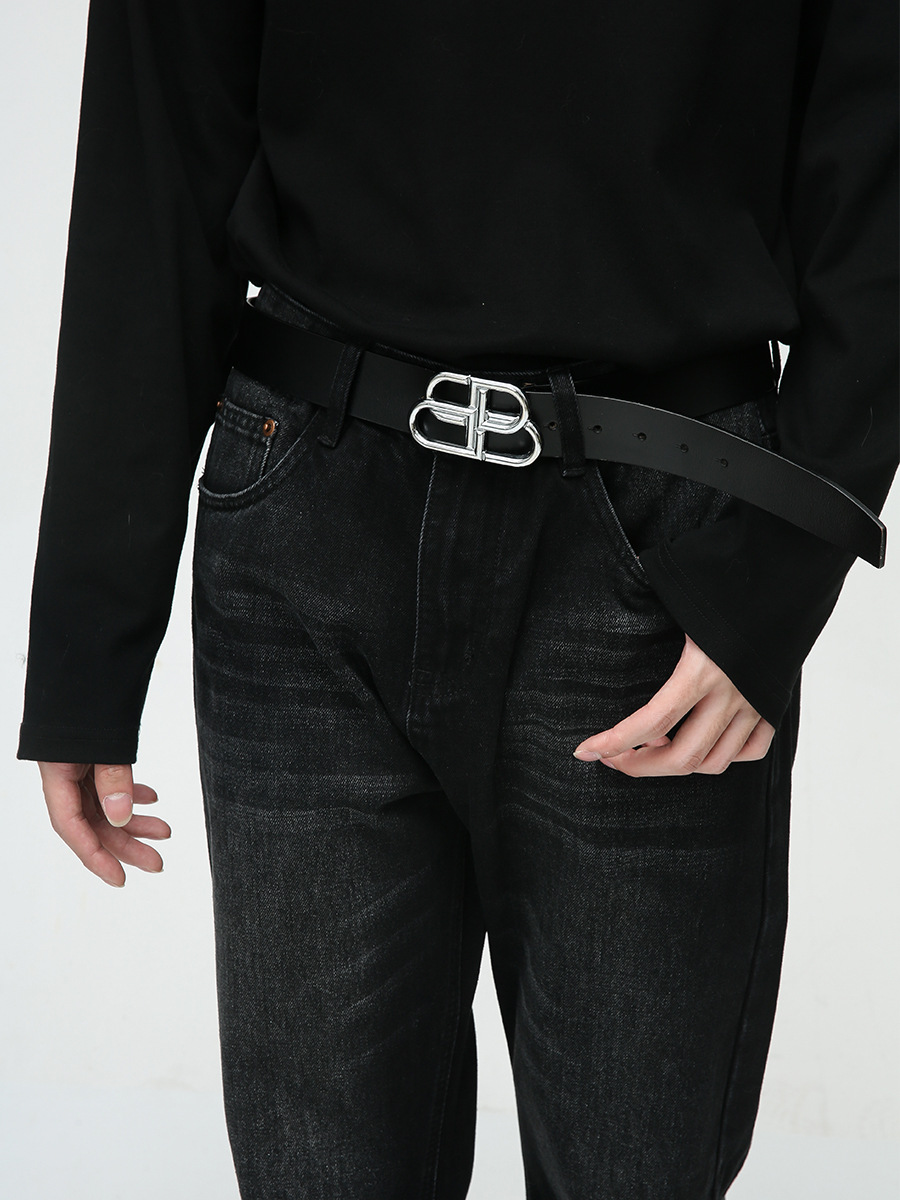 MTLClothes hombres | 2023 otoño nuevo puerto VIbe simple viento fácil lavado jeans