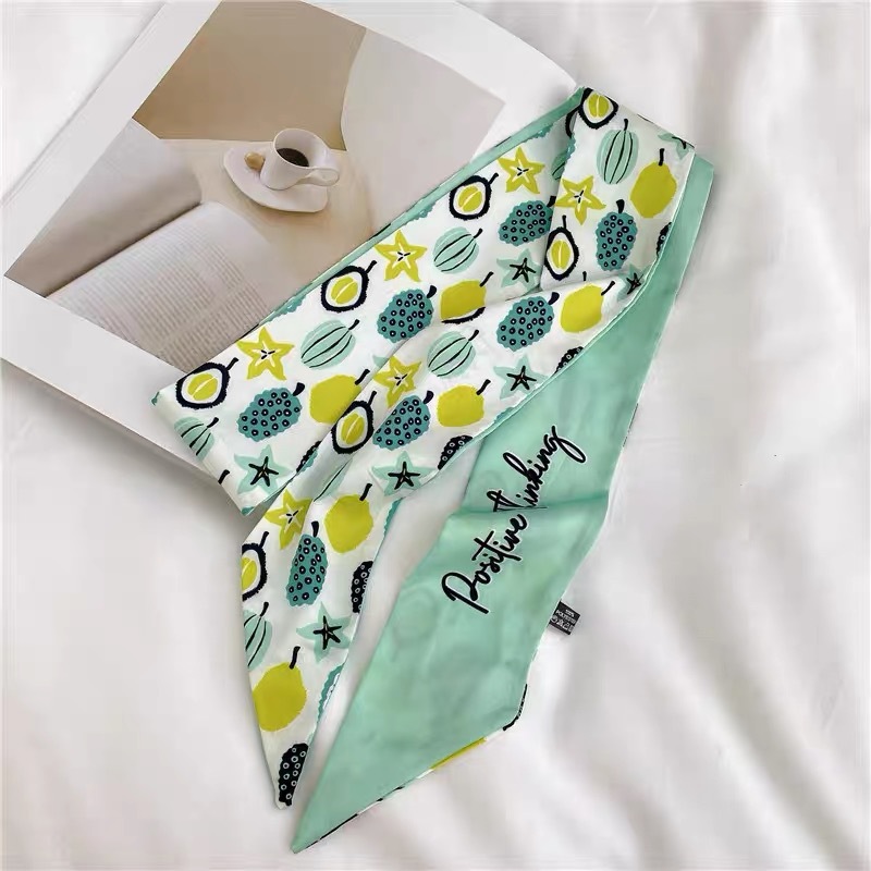 Estilo francés Internet celebridad bufanda banda para el cabello Niñas vintage pajarita banda para el cabello largo Corea del Sur ins cuerda para el cabello accesorios para el cabello