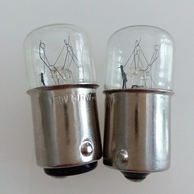 仪器报警机床信号指示灯110V120V130V5W7W10W B15S卡口灯泡