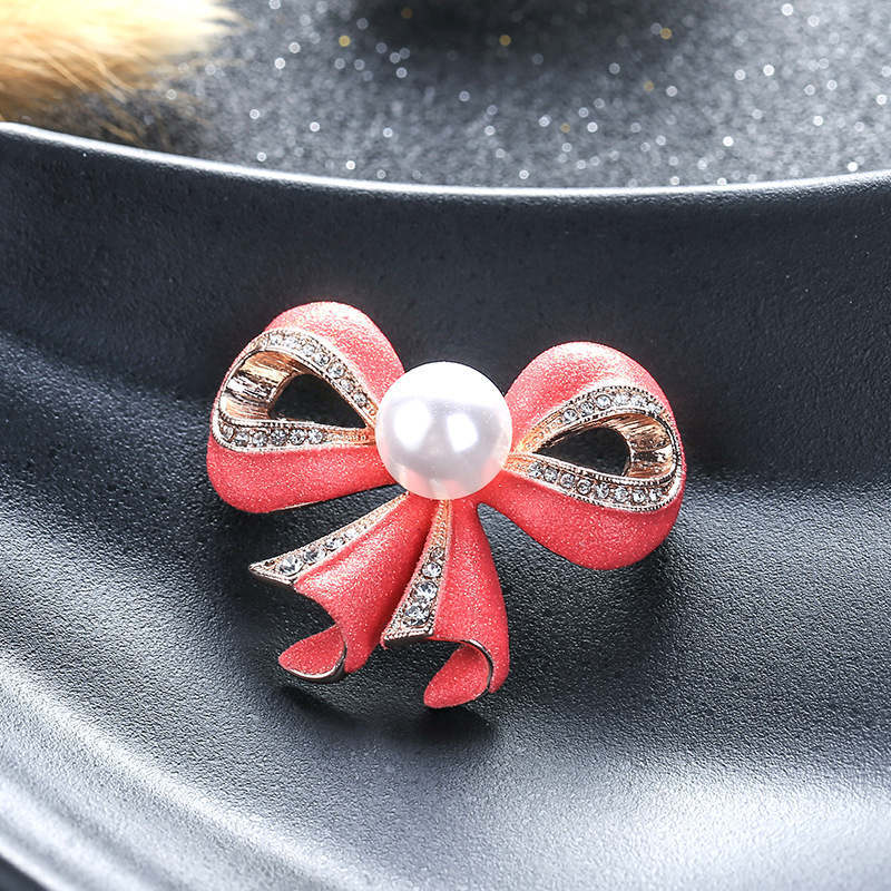 Nuovo fiocco in lega stile europeo americano con strass, perle vintage alla moda per donna, elegante e lussuoso, senza occhielli_voghion.com