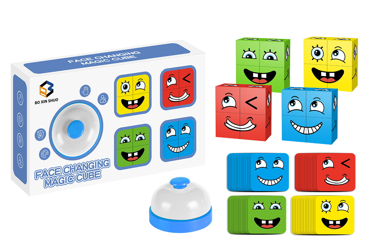 Face Changing Rubik's Cube Answer Bell Set [Exquisite Color Box]