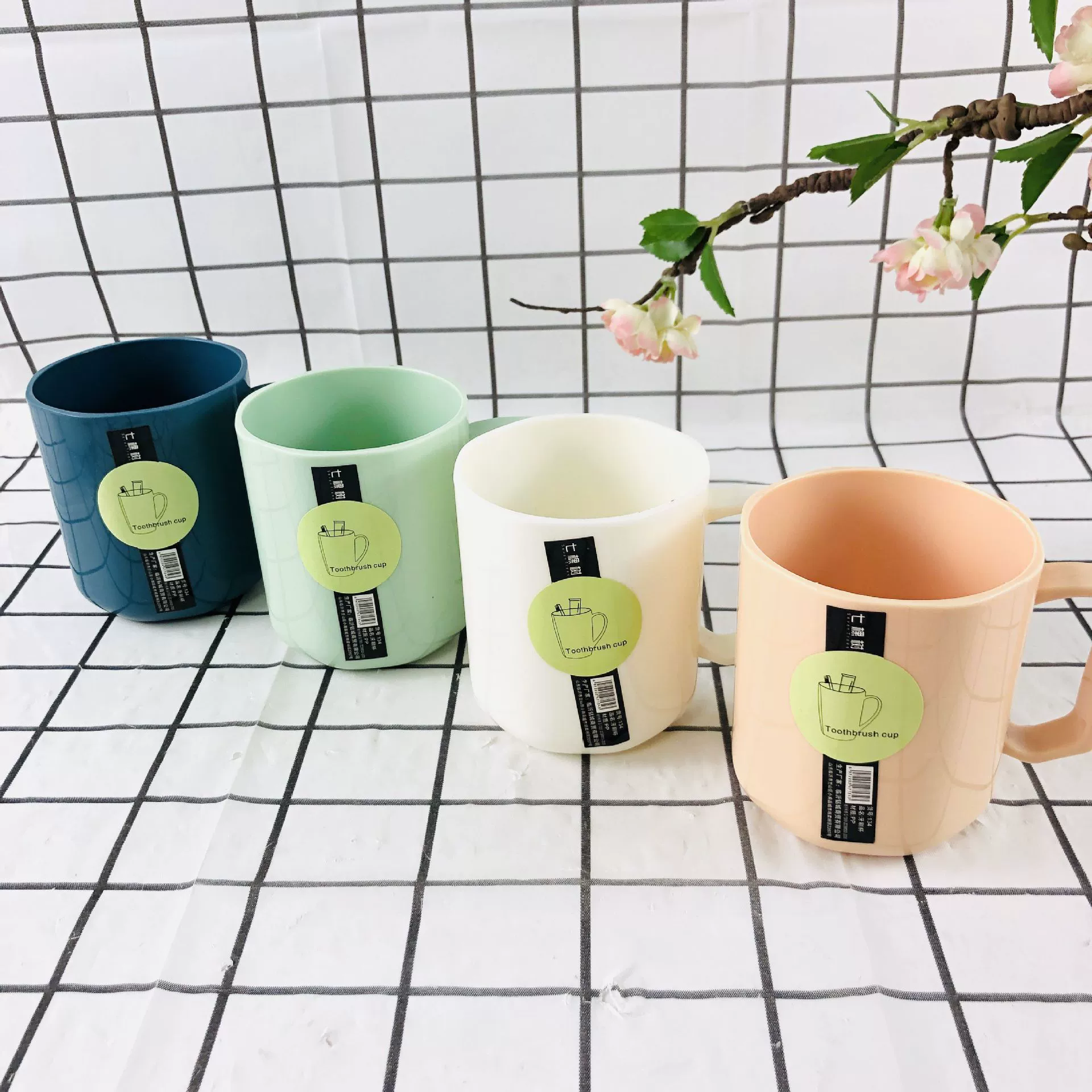 Бытовой костюм Простой щеткой и мойкой чашки креативный мультфильм для детей для взрослых многоцветная чашка для чистки зубов