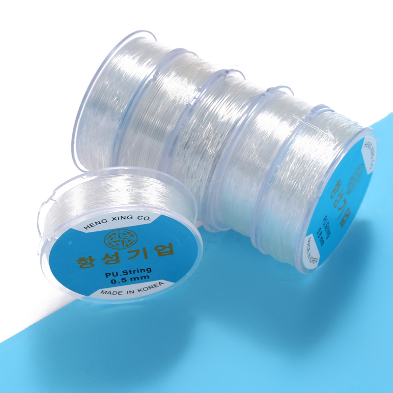 韩国透明水晶线手工diy手链手串穿珠线弹力绳串珠水晶弹力线V1042