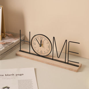 Handmade Creative TV Cabinet Decoration Decoration Home Living Room Bedroom Entrance Wine Cabinet Office Desktop Clock Decoration