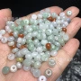 缅甸天然翡翠玉石算盘珠