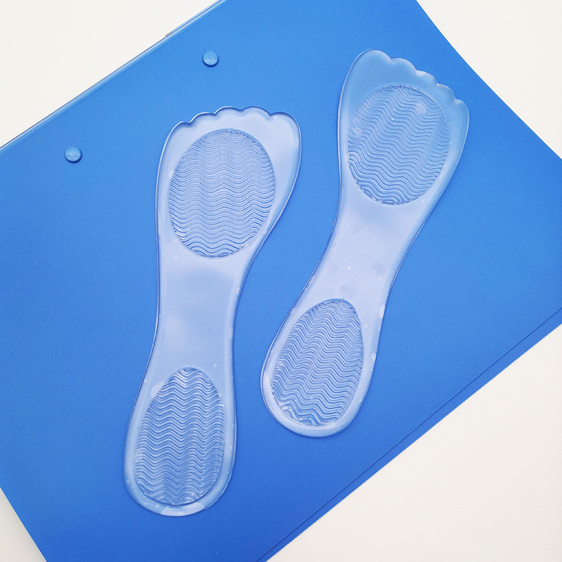 Plantillas de silicona antideslizantes para sandalias, autoadhesivas, absorbentes del sudor, para tacones altos de mujer, plantillas de partículas para pies sudorosos, medias plantillas, plantillas de siete puntos, almohadillas para aumentar la altura. image 10