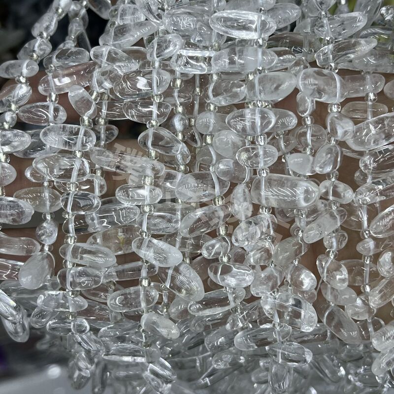 不规则长牙碎石天然石紫晶水晶玛瑙隔珠半成品DIY饰品手链配件|undefined