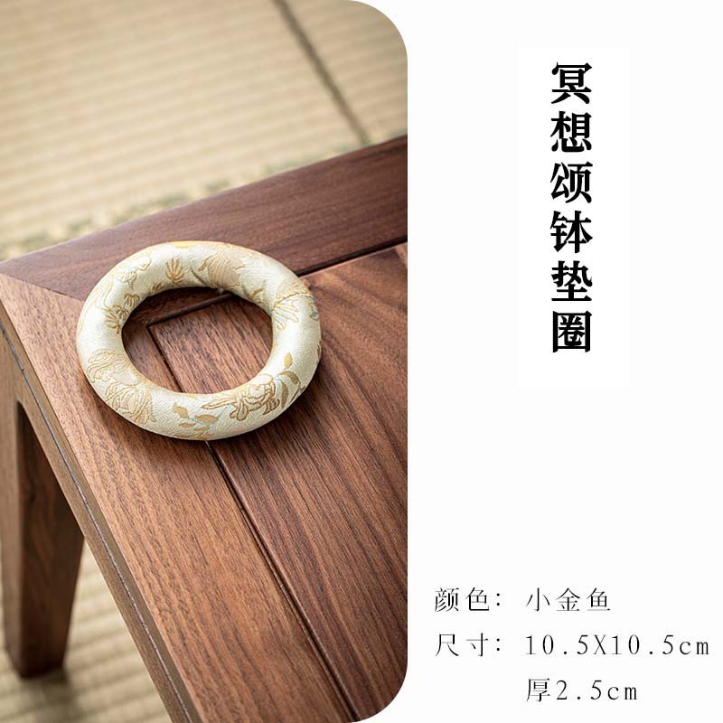 尼泊尔纯手工缝制佛音钵垫子颂钵垫铜罄垫棉布垫圈佛音碗配套垫子|undefined