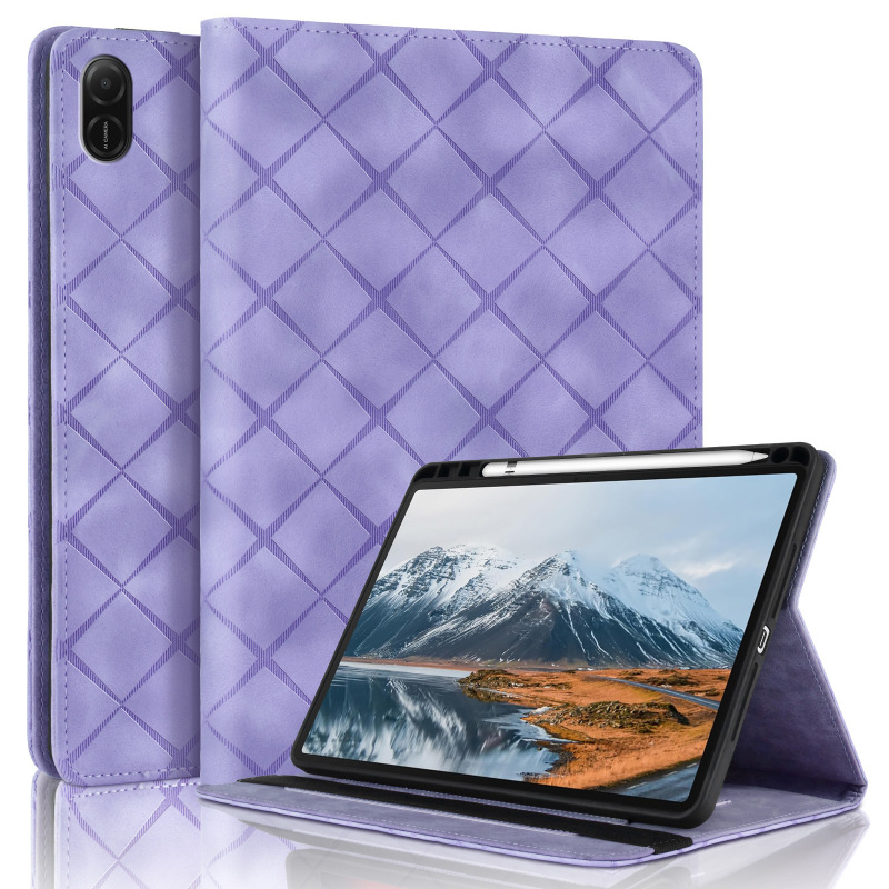 Suitable for Lenovo Tab P12 12.7 Tablet Protective Case Xiaoxin Pad Pro 12.7 Plaid Leather Case for Seniors Suitable for Lenovo Tab P12 12.7 Tablet Protective Case Xiaoxin Pad Pro 12.7 Plaid Leather Case for Seniors