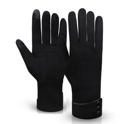 Winter cycling warm fleece gloves non-falling fleece gloves touch screen gloves women's outdoor gloves plus fleece gloves winter