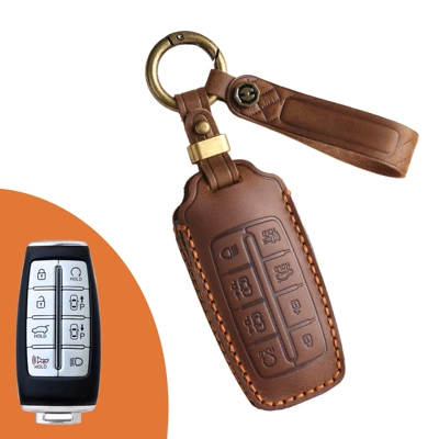 Car key bag – Genesis Genesis Key Case - 8-keys-brown