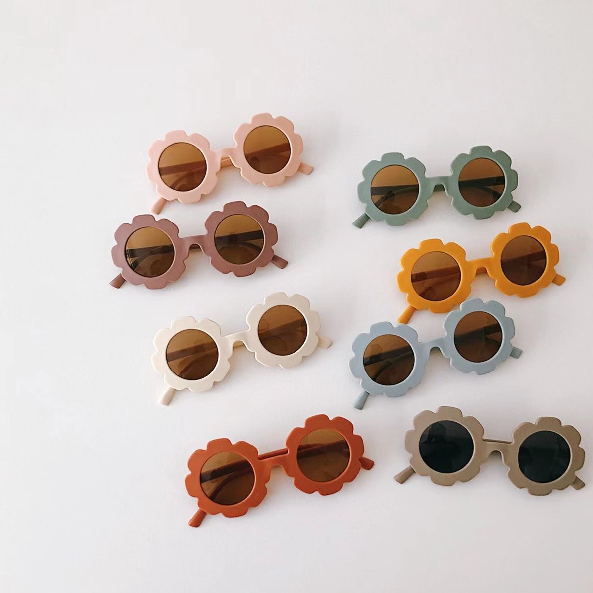 2022 New Japanese and Korean Fashion Party Children's Tire Flower Fashion Glasses Children's Unisex Styles Manufacturer Shipping