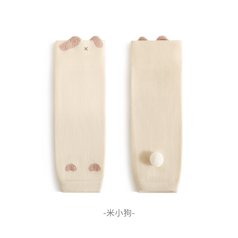 秋季卡通儿童护膝0-3岁婴儿袜子不勒腿宝宝袜套爬行过膝袜可爱|undefined