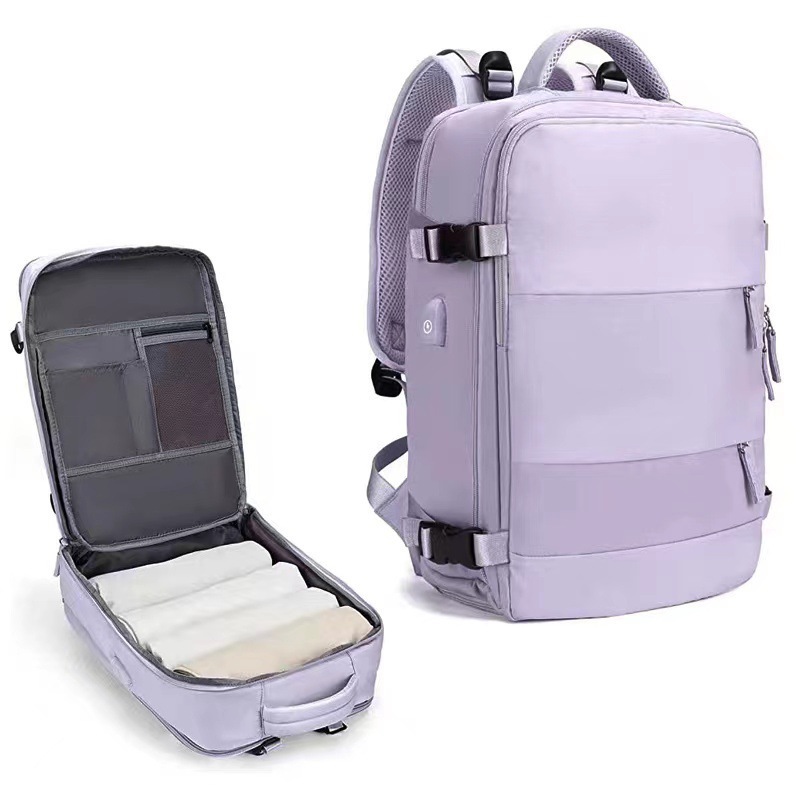 En stock mochila de viaje multifuncional para niñas transfronterizas clasificación húmeda y seca mochila de momia impermeable de gran capacidad