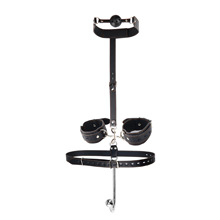 sm情趣用品反背肛勾套装成人后庭调教肛勾手铐玩具口球外贸热销