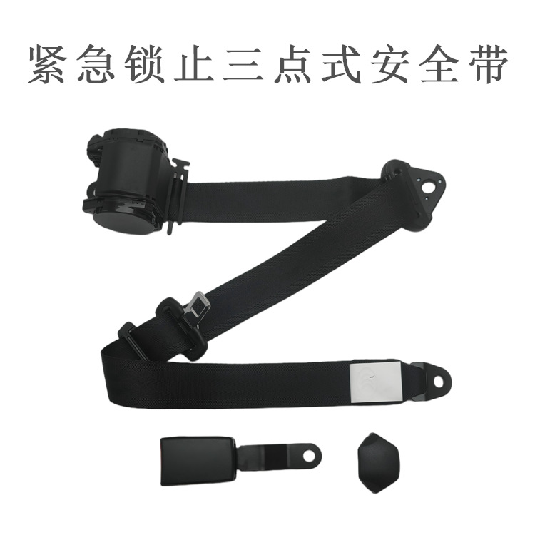 Seat Belt | LCGEMAN Car seat belt - black-lifan-ring-145-steel-buckle-no-bolts-black