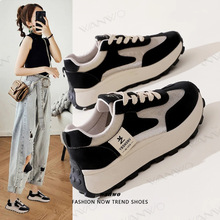 帕拉鞋女款2025新款飞行员女鞋夏季透气网面休闲鞋软底运动老爹鞋