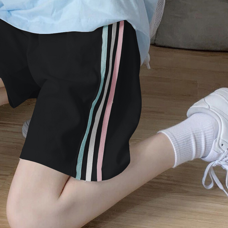 Sports Casual Shorts Women's Summer Korean Style Outer Wear Slimming Running Five-point Wide-leg Pants Home Hot Pants Thin Student