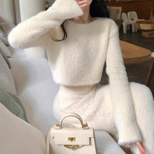 QIANCH��ŴС����ˮ������֯ë����װ�������ʰ��ΰ���ȹ������