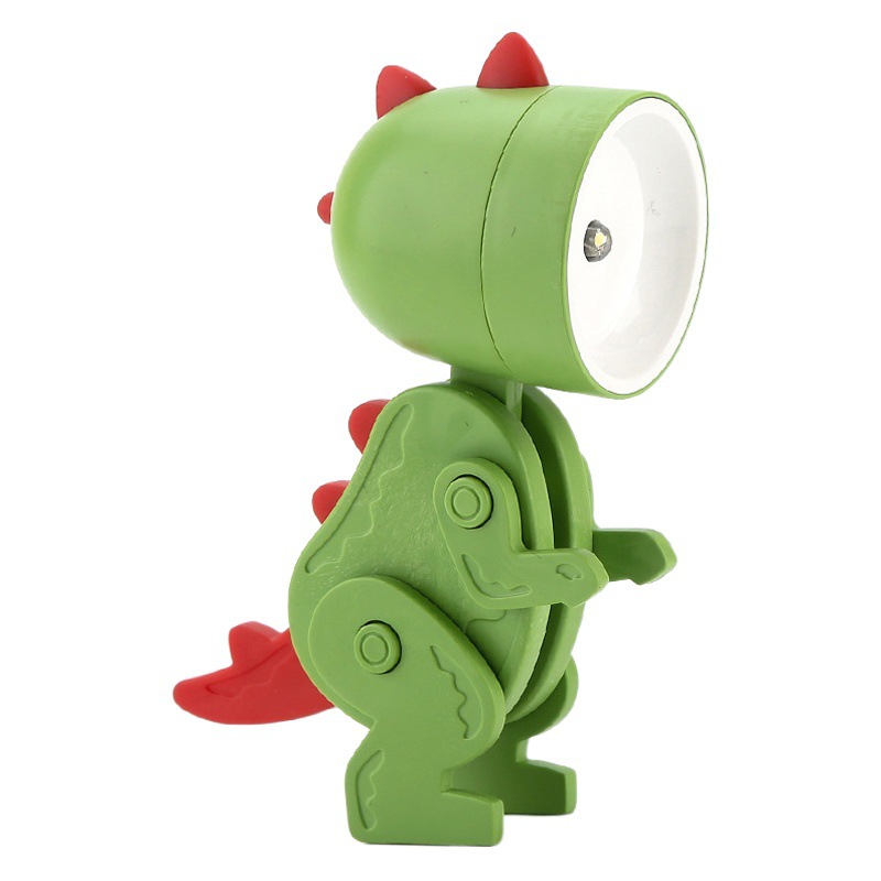 Nueva lindo mascota linterna LED mini lindo ins juguete decoración de escritorio dibujos animados dinosaurio regalo luz la noche