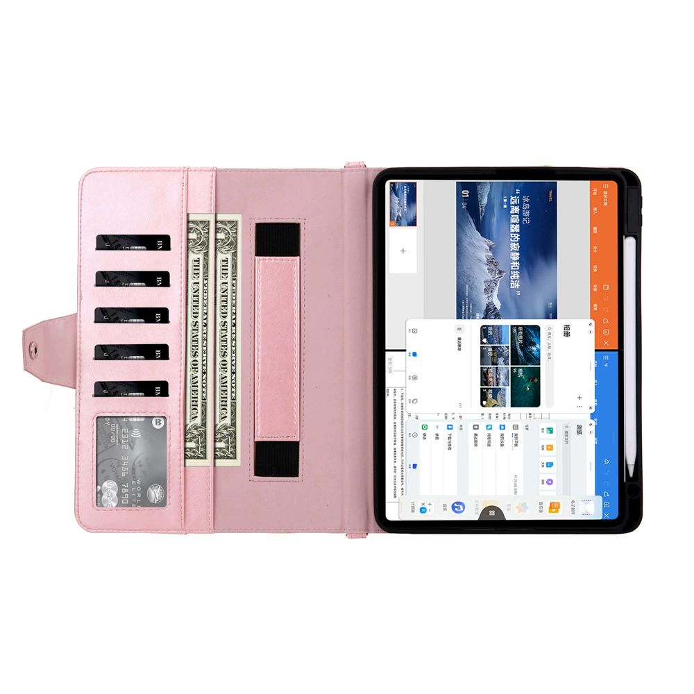 Совместимо с Huawei MatePad 10.8 2020 конверт сумка через плечо кожаный чехол для планшета с держателем для руки, держатель M8