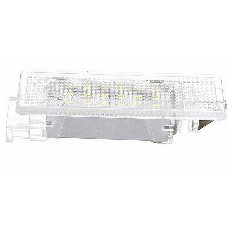 Suitable for Volkswagen Golf 5, Tiguan, Passat, and Cayenne models; 18-LED license plate lights, white light, 2 pieces