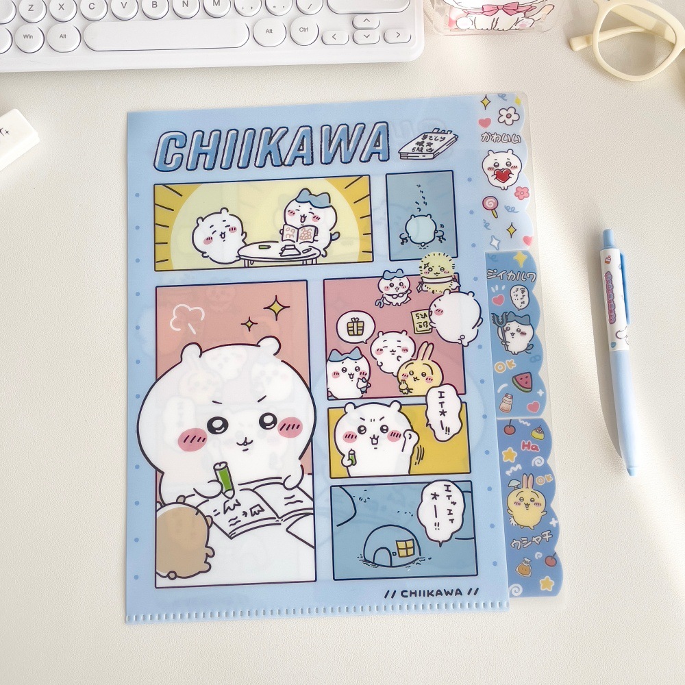 学生の中学生専用の答案用紙の収納袋の多層のファイルの答案用紙の整理の告知の回条の改ページの収納帳