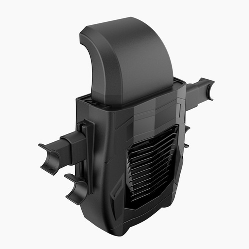 Suitu car multifunctional seat back fan headrest bracket air cooler rear seat 12V portable small fan