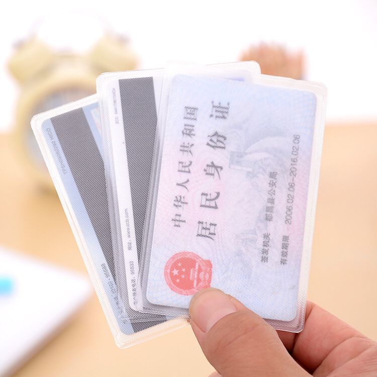 ID card/bank card set transparent frosted plastic card set one yuan two yuan store stall small department store wholesale gifts