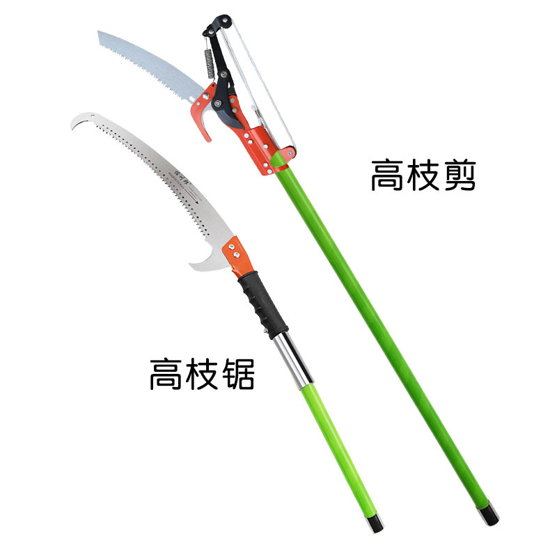 La rama alta vio la fibra de vidrio con aislamiento tijeras retráctiles de rama alta tijeras de reparación de rama de gran altitud ahorro de mano de obra Sierra de rama alta árbol frutal