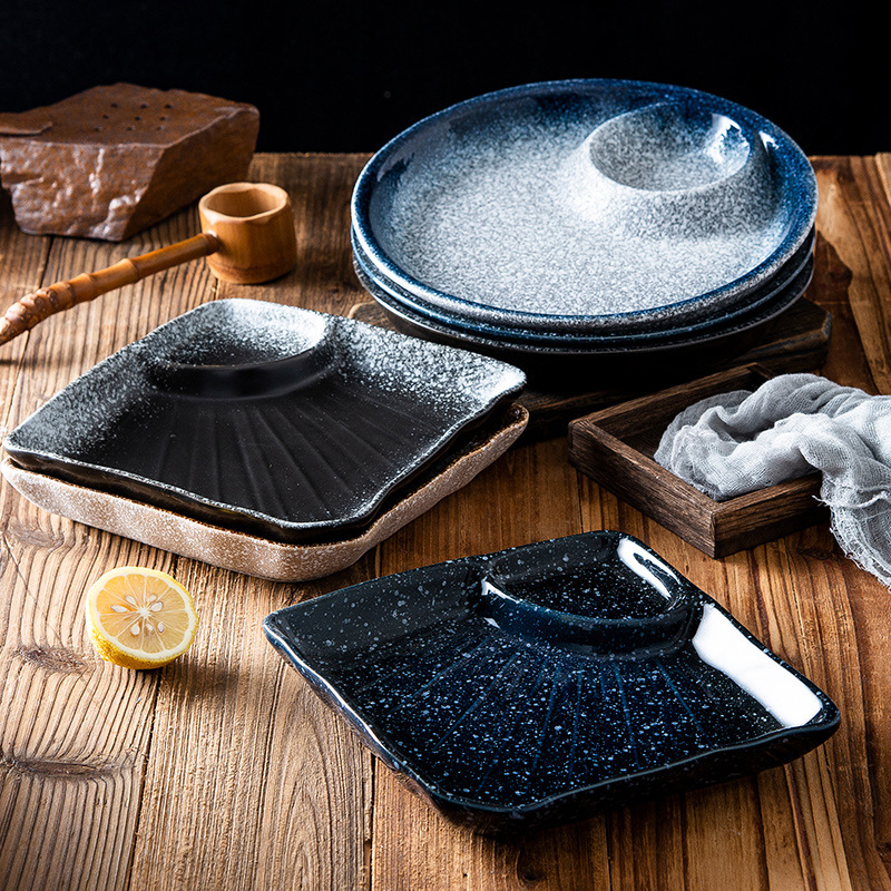 Japanese -style dish dumpling plate steaming dumpling plate with…