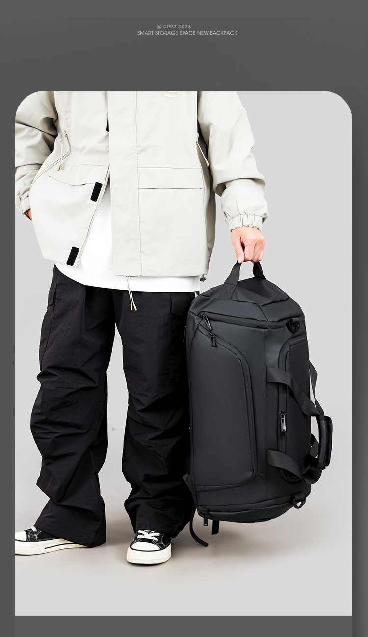 Multifunctional Travel Bag With Large Capacity And Shoe Compartment_voghion.com