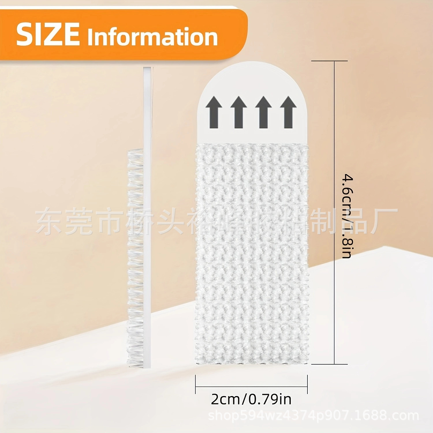 En stock blanco extraíble fijo fácil de tirar cinta adhesiva de doble cara sin pegamento dejado sin daño Pared sin clavos sin costuras marco de fotos pegamento hebilla mágica