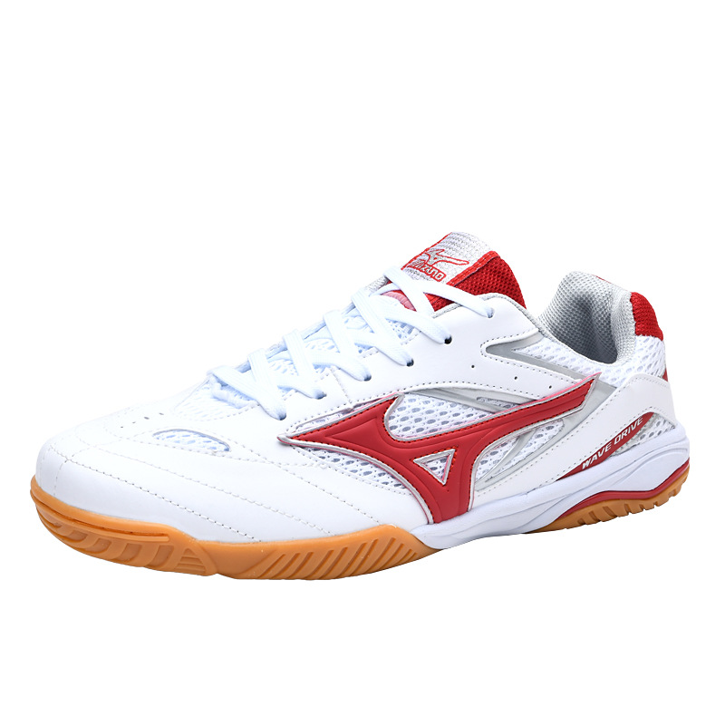 Nuevos zapatos de tenis de mesa transfronterizos de entrenamiento profesional ligero antideslizante para hombres y mujeres zapatos de bádminton casuales zapatos de tenis