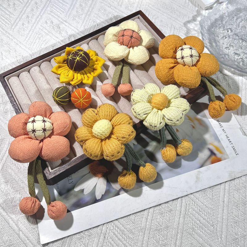 新しいパンフラワー韓国ひまわり充填綿花 DIY 衣類バッグ帽子カーテンアクセサリー卸売|undefined
