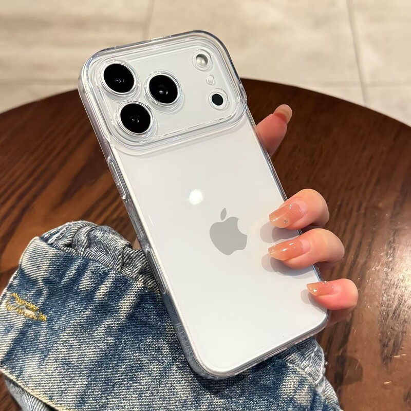 Transparent Gray 13 Space Shell Suitable for Iphone17Promax Mobile Phone Case 14 Apple 16 Soft Shell 15Pm Ice Crystal Transparent Gray 13 Space Shell Suitable for Iphone17Promax Mobile Phone Case 14 Apple 16 Soft Shell 15Pm Ice Crystal