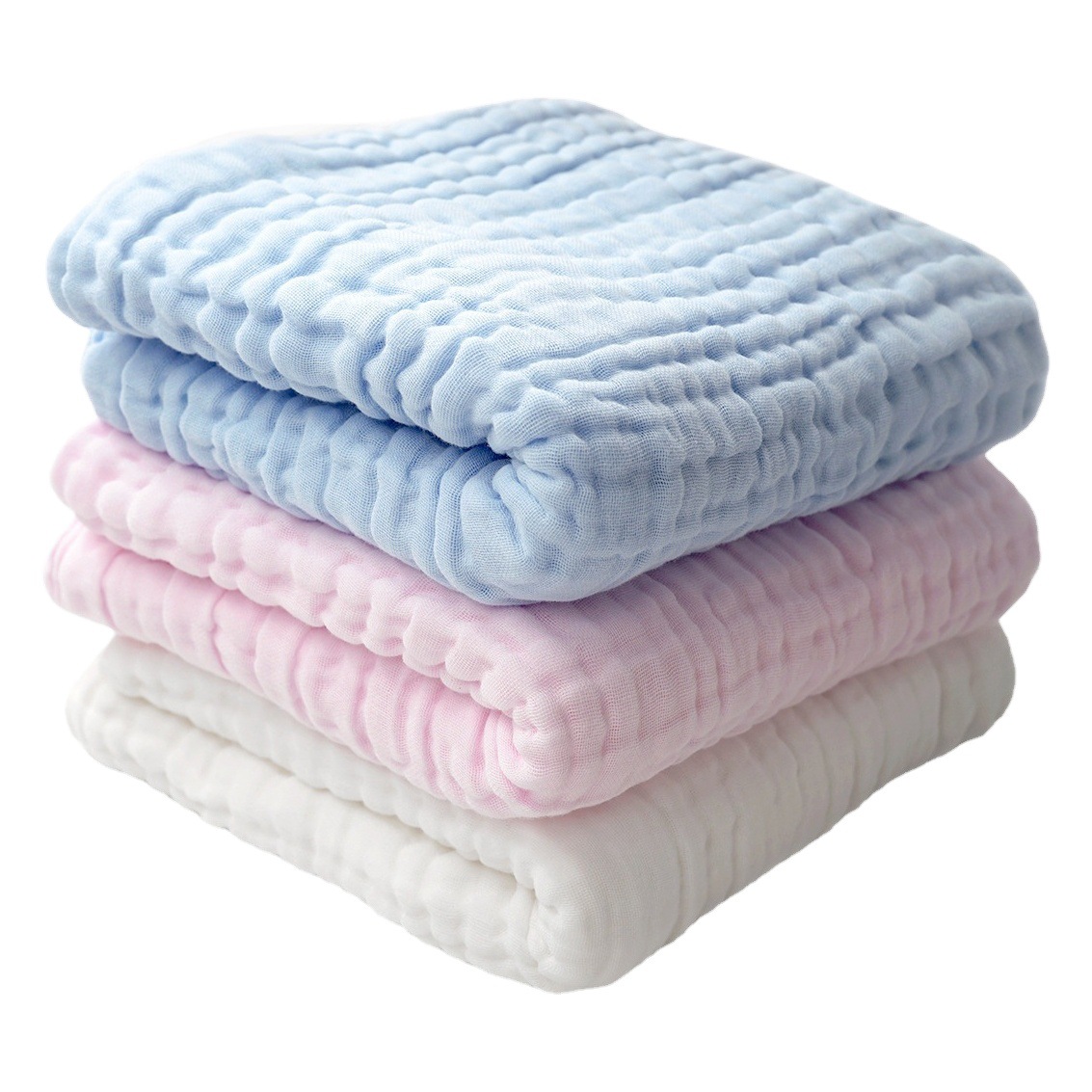 Minizone Bath Towel Gauze Newborn Bath Towel Absorbent Thickeneded Kidsren's Towel Quilt Baby Pure Cotton Gift Box