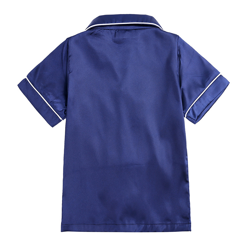 208g Weight Children's Home Clothes Children's Clothing Type Short Sleeve Sleeve Length Polyester Fabric Type Pant Co-ord Set Sets Type 2 Pieces Set Quantity Casual, Home, Daily Occasion Turndown Neckline Solid Color Pattern Spring Season Girl'S Gender Classic Style Style Classic Style Solid Color Polyester Girls Clothing Sets 2