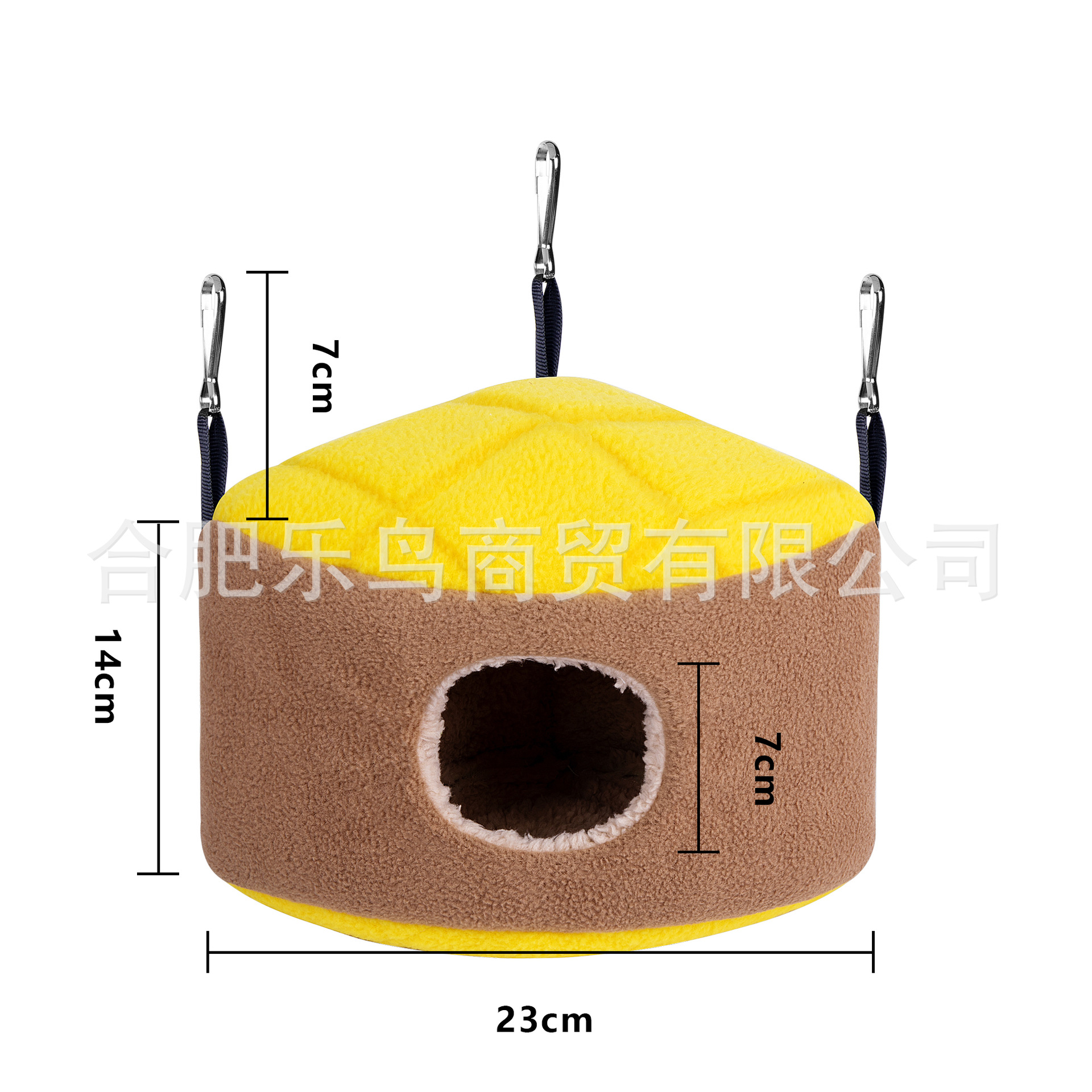 Pequeño loro algodón nido invierno cálido algodón nido piña pan nido triángulo