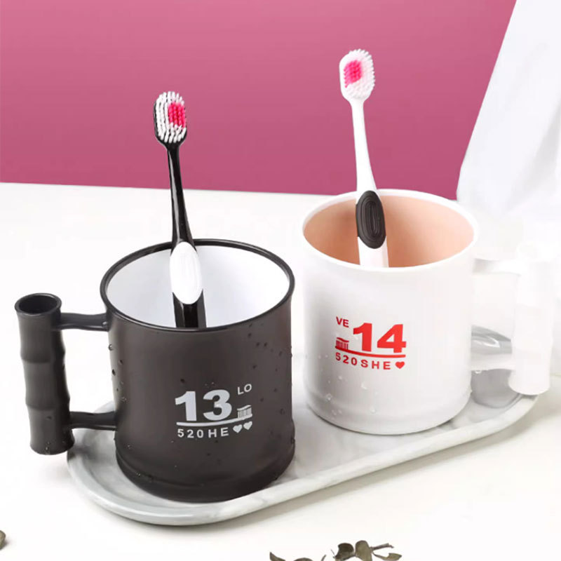 Mouthwash Cup Children's Toothbrush Cup Couple Toothbrush Cup Toothbrush Cup Wash Cup Double-layer Mouthwash Cup Light Luxury Cup