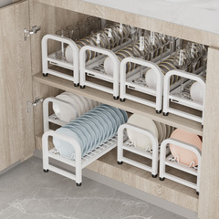 Kitchen bowl and plate storage rack, dinnerware organizer, household cabinet interior chopstick holder, bowl and dish stand, sink drain shelf surface