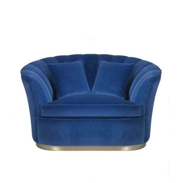 网红北欧弧形布艺沙发小户型店面美容院设计师接待会所休闲沙发