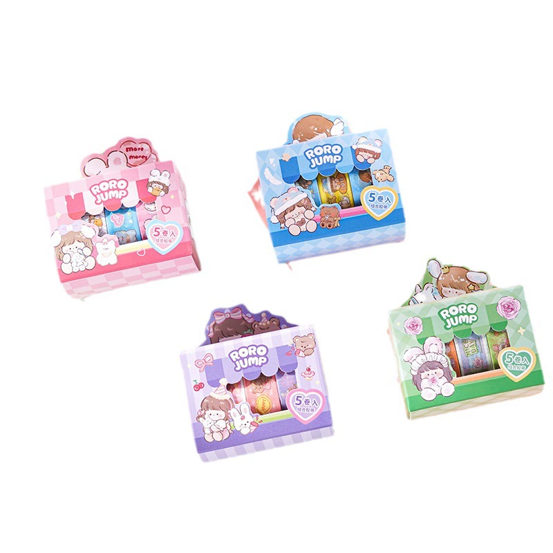 "Paper tape, cartoon sticker, container, scheduler, wholesale"