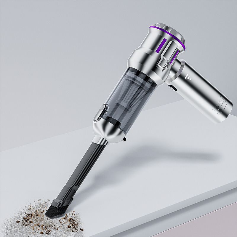 New Wireless Blowing and Suction All-In-One Vacuum Cleaner, One-Click Dust Dumping, Handheld Dust Blower, High-Power Suction Car Vacuum Cleaner